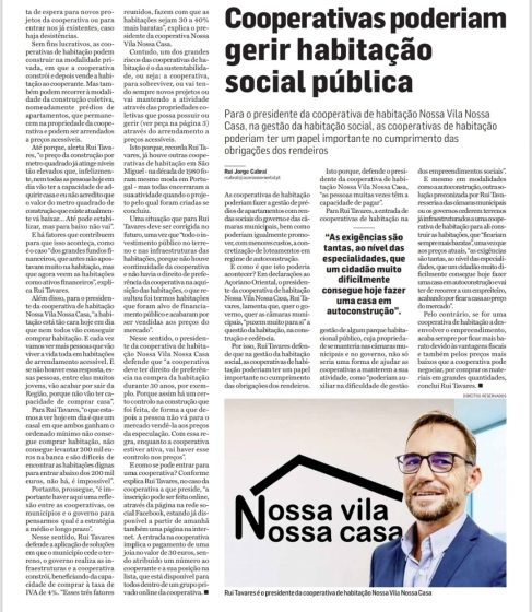 Entrevista ao Açoriano Oriental